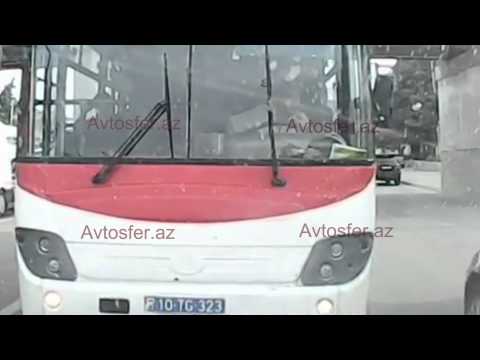 Bakıda «protiv» gedən avtobus sürücüsünü belə cəzalandırdılar - VİDEO