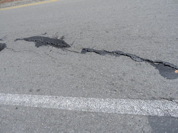Ağsu dolaylarının sürüşməyə meyilli ərazilərində təmir işləri aparılır - FOTO