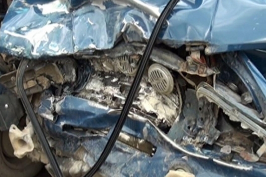 Bələdiyyə sədri yol qəzası zamanı ağır yaralanıb