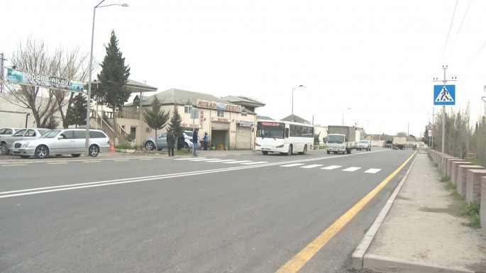 Ordubadi küçəsi qısa müddət ərzində təmir edildi - FOTO