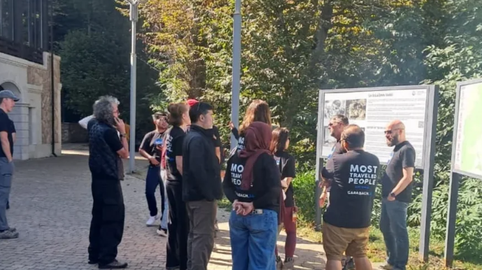 Beynəlxalq səyyahların Şuşaya səfəri başa çatıb - FOTO  - YENİLƏNİB