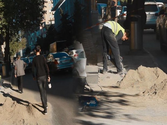 Niyə küçələrin təmiri normaların pozulması ilə aparılır? – VİDEO