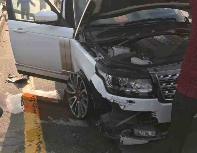 Bu da Rəşadın qəzaya düşdüyü “Range Rover” - FOTO