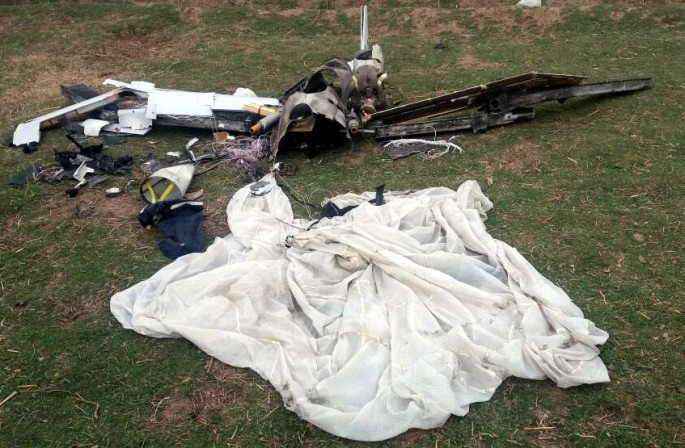 Ermənistana məxsus PUA vurulub - FOTO