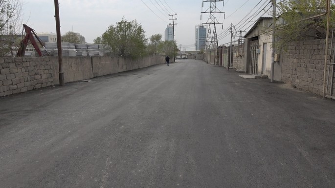 Nərimanovda uzunluğu 9 km olan küçə və yol təmir olunur - FOTO