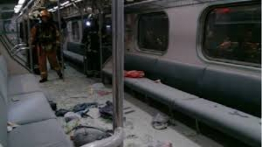 Tayvanda metro partladıldı: çoxlu yaralı var - VİDEO