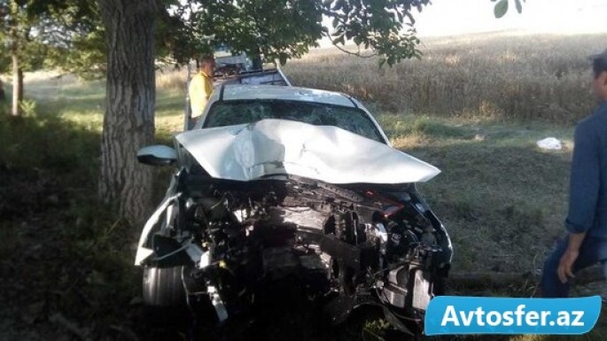 Şamaxıda "Hyundai" radara çırpıldı - Sürücü xəstəxanada öldü