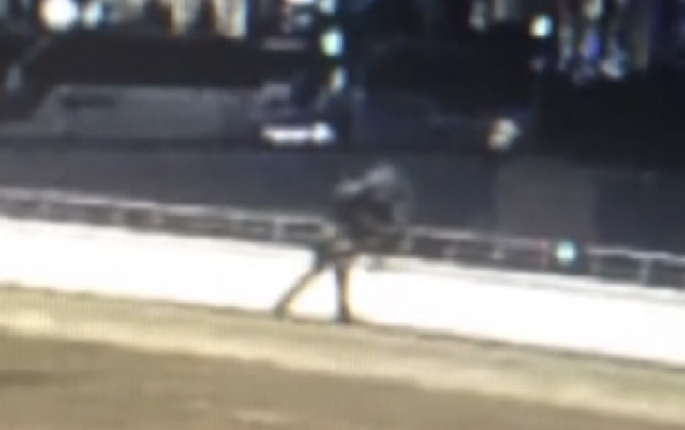 Həyat yoldaşını 12 metrdən aşağı atdı - VİDEO