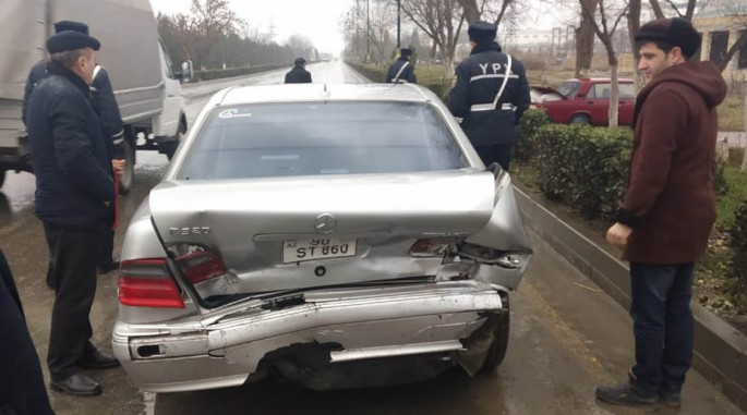 Kürdəmirdə yol qəzası baş verib – VİDEO