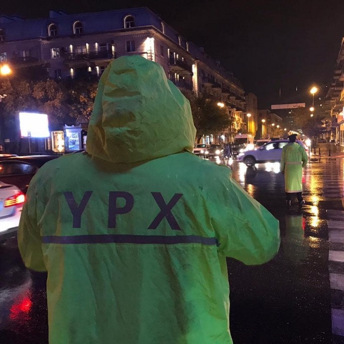 Yol polisi yağışlı havada gücləndirilmiş iş rejimində çalışdı - FOTO