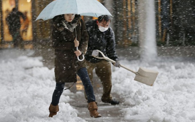 Yaponiyada güclü qar - 2 ölü, 16 yaralı