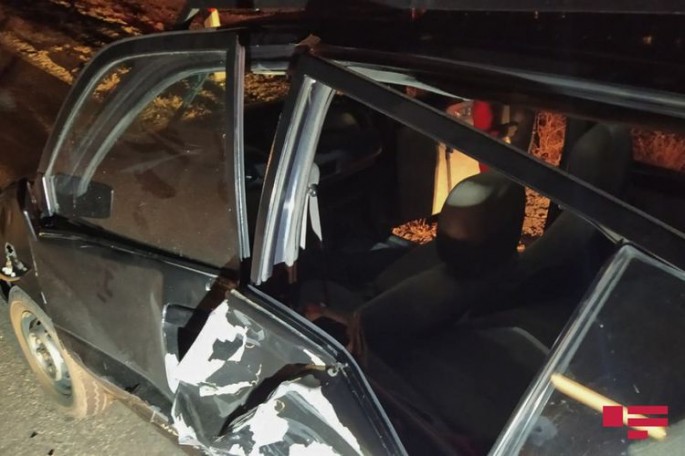 Ağsuda avtoqəza zamanı 2 nəfər xəsarət alıb