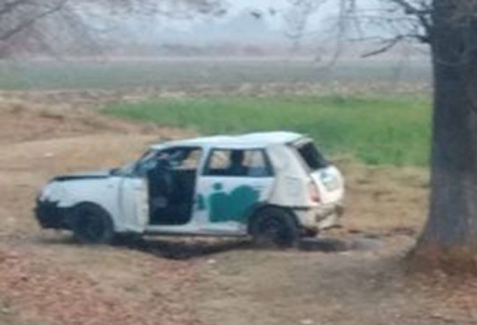 Goranboyda avtomobil aşıb