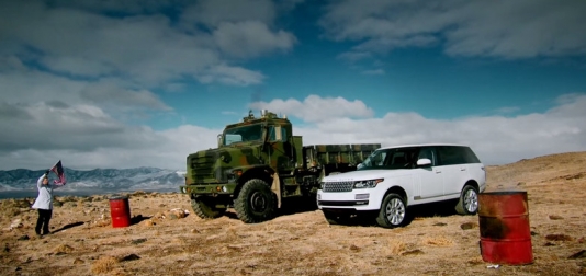 «Range Rover» dağlıq yolda bu maşına qalib gəldi - VİDEO