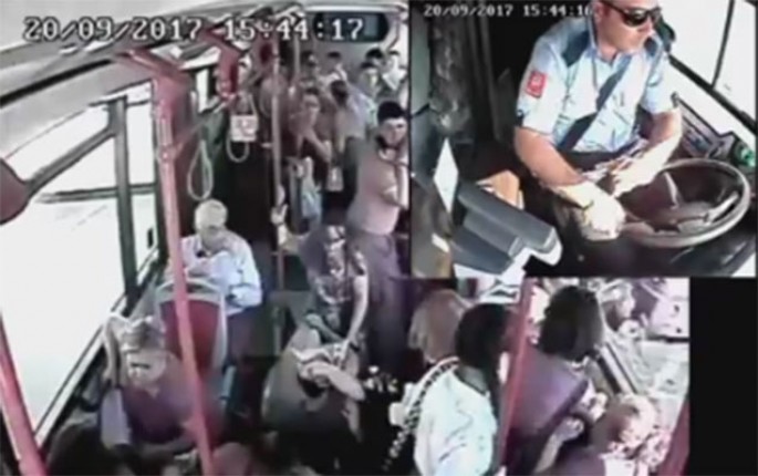 Bu avtobus sürücüsü ilə bağlı şikayət edildi – VİDEO