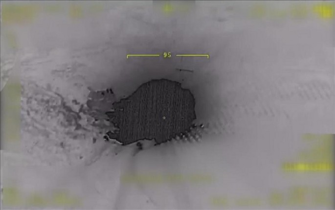 Terrorçuların silah anbarı belə məhv edildi - VİDEO