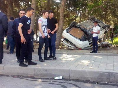 Sürücü uşağı vurmamaq üçün hər şey etdi; axırı belə oldu  - FOTO