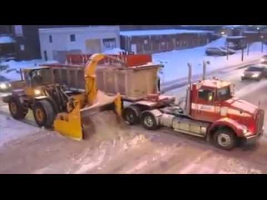 Kanadada və Azərbaycanda qar təmizləmə - VİDEO