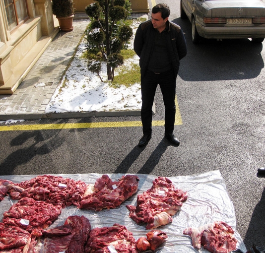 Bu əti Bakıda satacaqdılar - FOTO