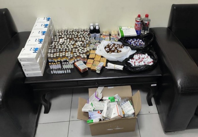 Avtomobildə xeyli miqdarda dərman preparatları aşkarlandı