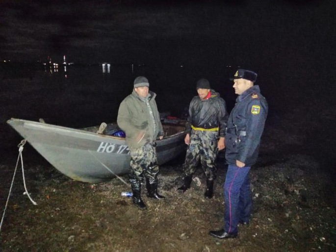 Su Polisi köməksiz balıqçıları ölümdən xilas edib - FOTO