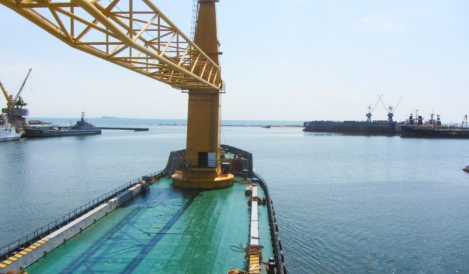 “Zülfi Hacıyev” kran gəmisi “Bibiheybət” Gəmi Təmiri Zavodunda əsaslı təmir edilib - FOTO