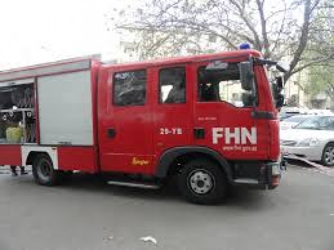 Bakıda avtoyuma məntəqəsi yanıb