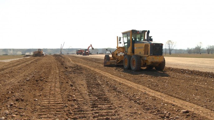 Gəncə-Qazax-Gürcüstan yolu genişləndirilir - FOTO