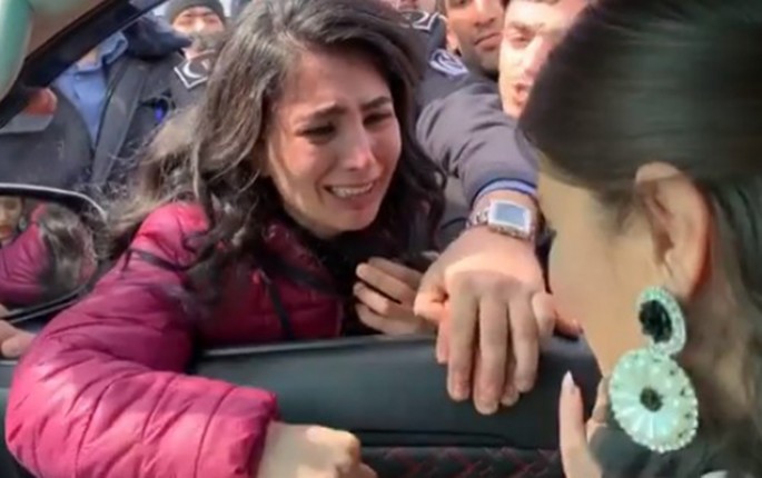 Bakıda Damlaya görə İZDİHAM: Polis işə qarışdı - VİDEO