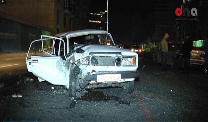 Dəniz limanı yaxınlığında yol-nəqliyat hadisəsi