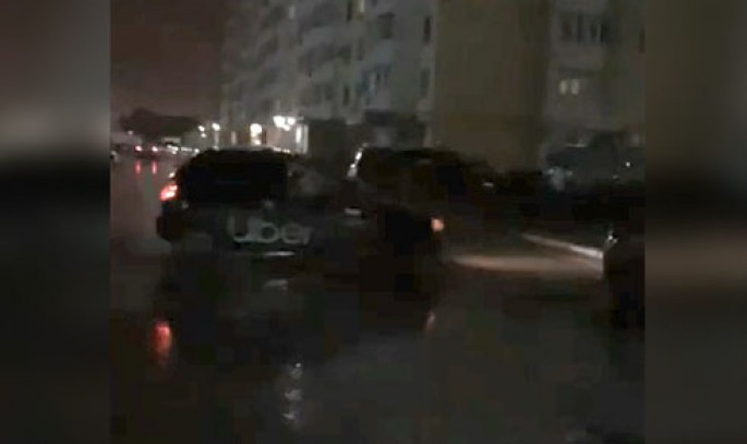 Polis "taksi" ilə beş maşını vurub qaçan sürücünü saxladı - VİDEO