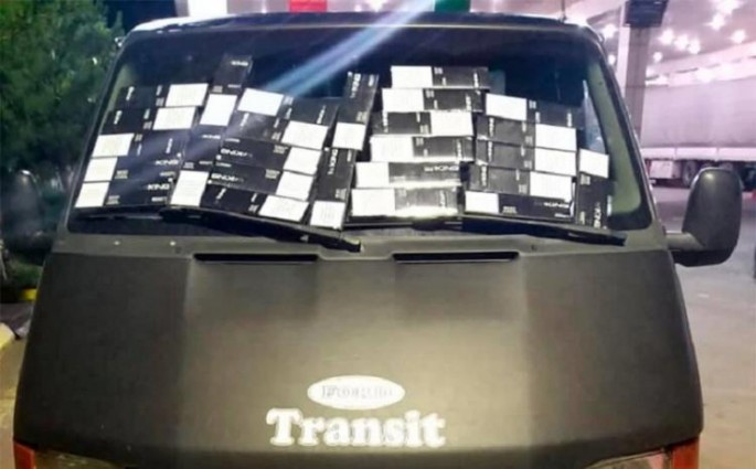 Avtomobildən qanunsuz siqaretlər aşkarlanıb - FOTO