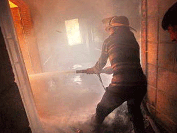 İnternat məktəbinin yataqxanasında yanğın olub - Mingəçevirdə