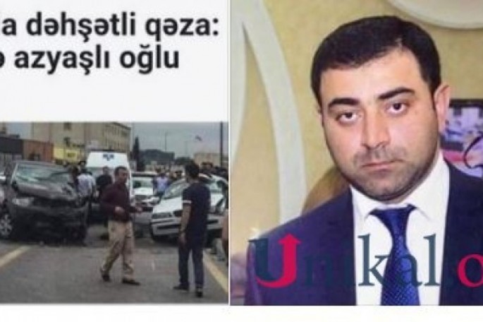 Bakıdakı dəhşətli qəzada ölən atanın FOTOSU - QƏZA ANI + VİDEO