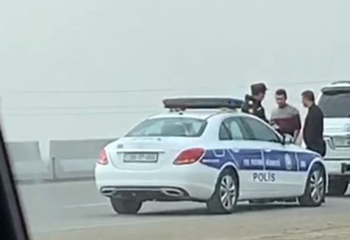 Yol polisinin rüşvət videosu yayıldı - Baş İdarə araşdırmalara başladı