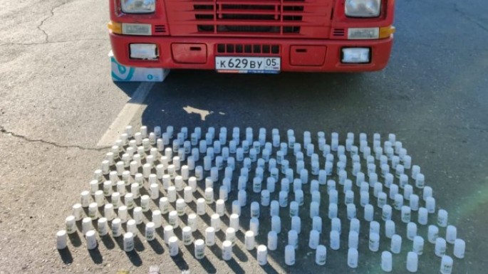 "Volvo"dan dərman preparatları aşkarlanıb - FOTO