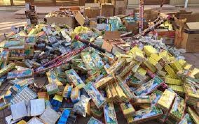 Avtomobildən xeyli sayda pirotexniki vasitə aşkarlanıb