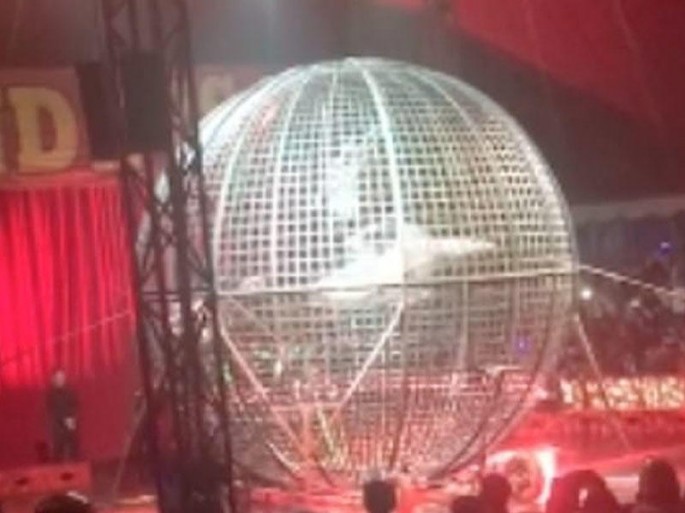 Şok kadrlar: sirkdə faciə yaşandı - VİDEO