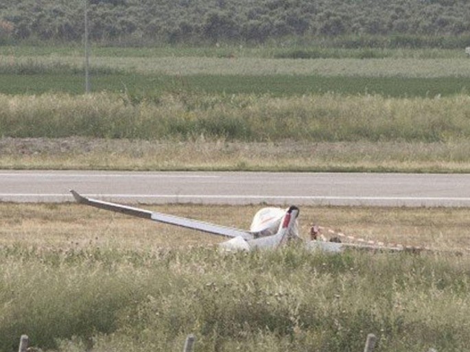 Təlim təyyarəsi qəzaya uğrayıb