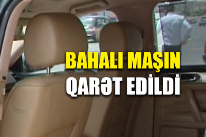 Bakıda avtomobil qarət edilib - VİDEO