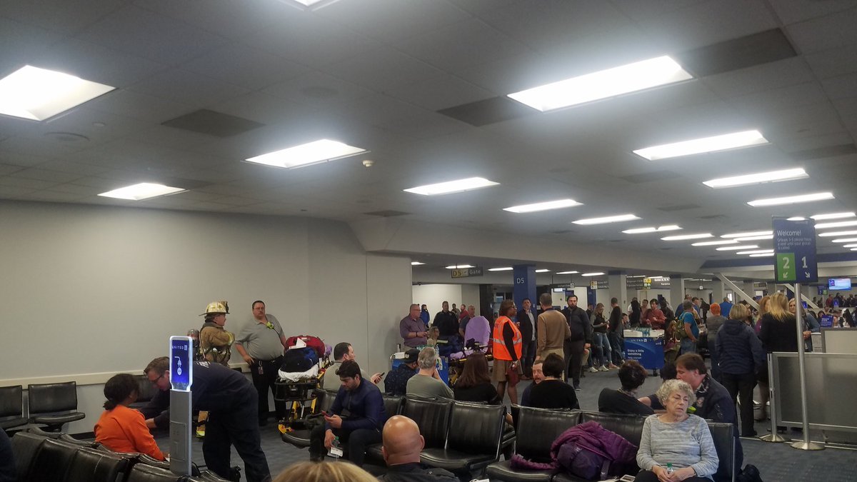 "Boeing" təyyarəsi təcili eniş etdi: pis qoxu səbəbindən - FOTO