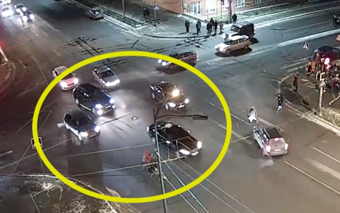 Azərbaycanlıların toy korteji təhlükəli anlar yaratdı - VİDEO