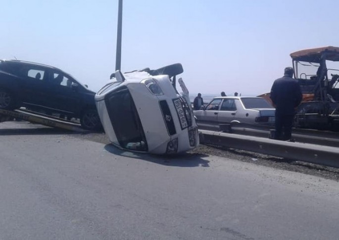 Bakıda yol qəzası baş verib