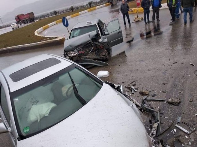 Bakıda təmir işləri qəzaya səbəb oldu – FOTO