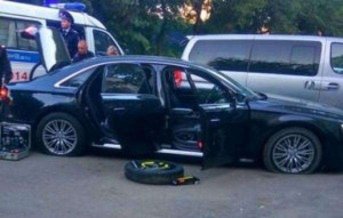 Erməni biznesmenlərin olduğu avtomobilə silahlı hucum – FOTO