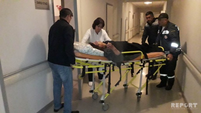 Kürdəmirdə ağır yol qəzası: 3 nəfər xəsarət alıb - FOTO