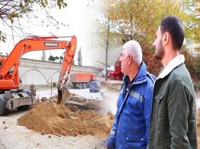 Babək prospektində aparılan təmir işləri tıxaca səbəb olur - VİDEO