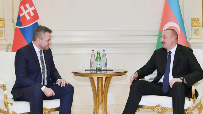 Prezident azad edilmiş ərazilərimizin bərpasında Slovakiyanın iştirakını yüksək qiymətləndirib 