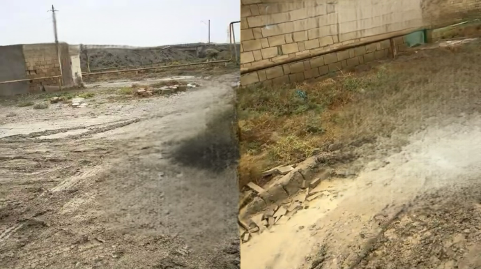 Поселок в Гарадаге погряз в грязи — Жители жалуются — ВИДЕО 