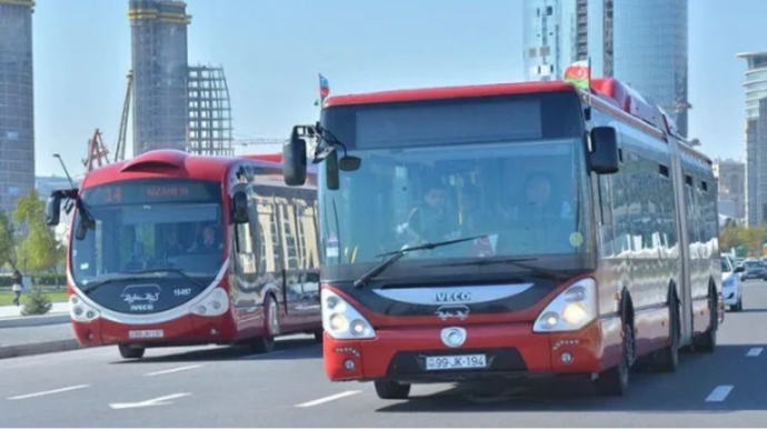 Bu avtobusların yolu DƏYİŞDİRİLDİ 